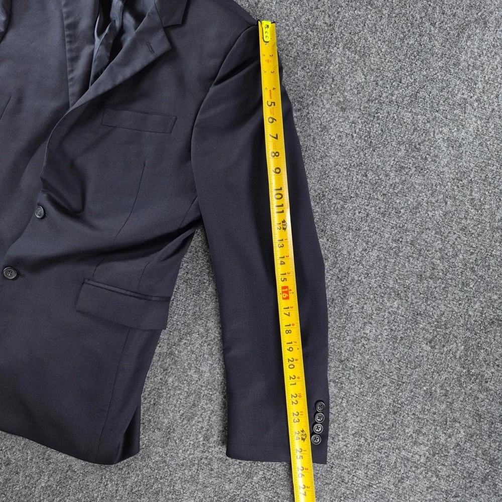Brooks Brothers 1818 Regent Blazer Navy Wool Estrato Italy 40R 10075836R